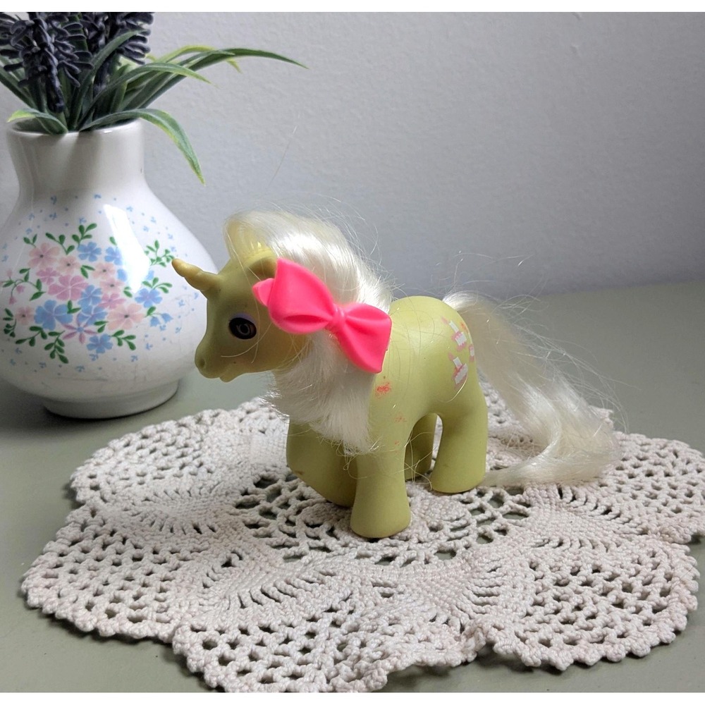Vintage 1986 My Little Pony G1 Baby Frosting Beddy Bye Eyes Unicorn